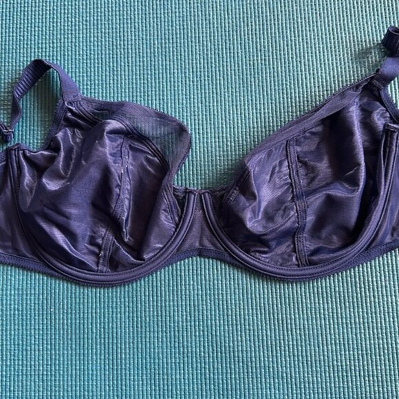 Chantelle Intuition Plunge Underwire Bra Blue 34H - Picture 2 of 8